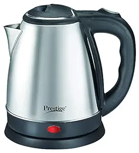 Prestige Electric Kettle PKOSS - 1500watts, Steel (1.5Ltr), Black