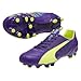 Produktbild Puma evoSPEED 3.3 FG Fußballschuhe Leder violett/gelb/blau, Größe:42.5 = UK 8.5 = US 9.5