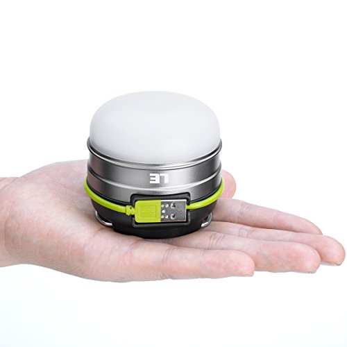 LE Campinglampe USB aufladbar IPX4 wasserfest 3000mAh Powerbank neutralweiß 3 Lichtmodi campinglampe mit akku laterne camping outdoor - 6