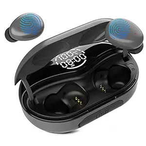 EDYELL C8 True Wireless Earbuds Bluetooth 5.0 with in-Built Massive 3500MAH Charging Case/POWERBANK Earbuds/in-Ear Headphones with IPX7 Waterproof 120H Playtime, Built-in Mic with Deep Bass Gray