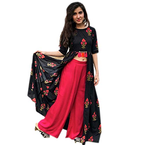 Rayon Printed Kurti Shrug 