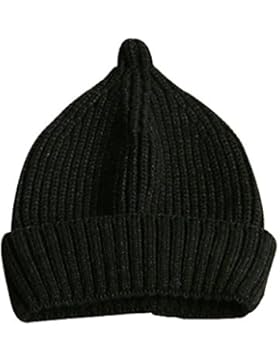 Pingenaneer Kindermütze Strickmütze Herbst Winter Mütze Stretchy Warme Beanie Nippel-Stil für Baby Kinder