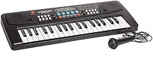 MB 37 Key Piano Keyboard Toy with dc Power Option, Recording and mic for Kids,Plastic-Latest Model with Recording Boys Girls- BIGFUN Keys 430-A1, & Mic