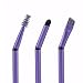 KINGMAS® 5 pcs Professional Slanted Arch Eyes Brow Brush with Angled/Detailing Tweezer Set