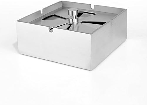 Ashtray Stainless Steel,Lidded-ashtray Rotation,Wind-proof-ashtray