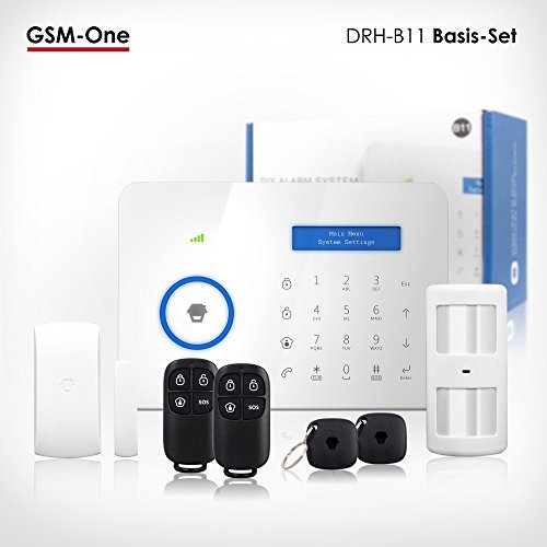 Preisvergleich Produktbild GSM / Festnetz Dualnetzwerk Alarmanlage DRH-B11