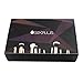 75%SALE!SIXPLUS Make up Brushes, Makeup Brush Set Professional Cosmetics Essential 12 Pieces Shining Handle Makeup Brush Set Synthetic Hair with High-end Makup Bag and Gift box(Black & Blue)(blue)