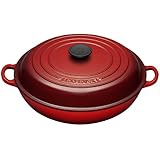 Le Creuset 25032300602460 - Cacerola baja (30 cm), color rojo