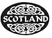 Produktbild Scottish Black Celtic Knot with Scotland Oval Car Vinyl Sticker Decal