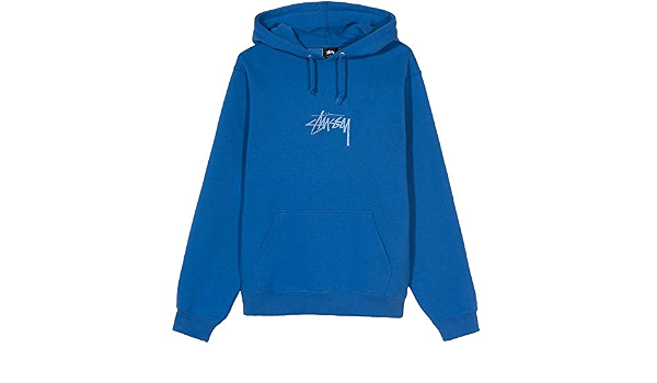 Stussy Felpa con Cappuccio Stock Logo App. Blu L (Large) : Amazon.it:  Abbigliamento
