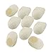 SODIAL(R) 10 Pcs White Natural Silkworm Cocoon Facial Cleanser Balls