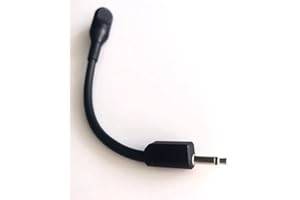 LZYDD Microphone pour Casque de Jeu sans Fil Razer BlackShark V2 Pro et Casque de Jeu Razer BlackShark V2 (Noir avec Housse de Micro)
