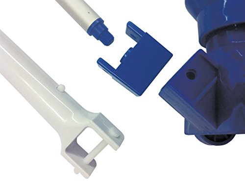 Steinbach Poolreinigung Bodensauger Duo, mit 1.5 m Alustange (Venturiprinzip), für Teleskopstange, Mehrfarbig, 135×50 mm - 3