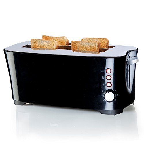 Toaster für 4 Scheiben leckere Toasts und frisch erwärmtes und knuspriges Brot, 7 Bräunungsstufen - 3