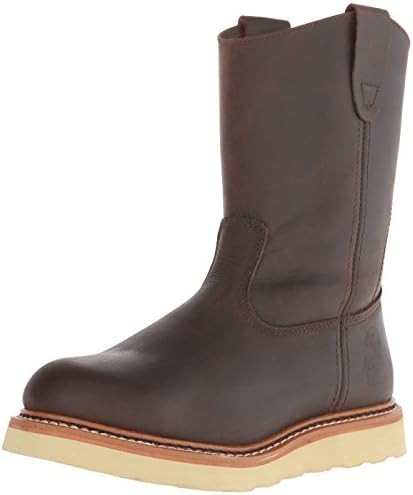 Golden Retriever Mens 9955 Safety Toe Leather Closed Toe, Butternut, Size 8.5 US/8 UK US