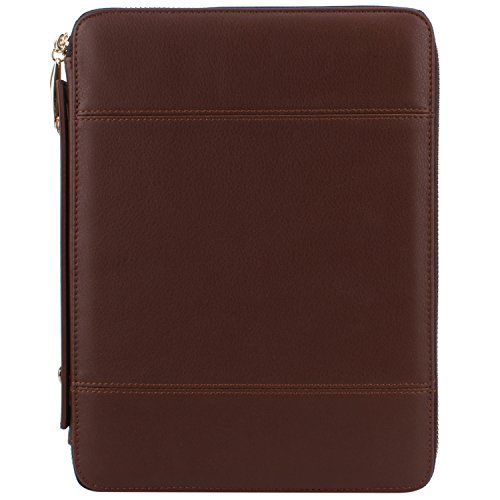 XGUO iPad mini 4 Wallet Ledertasche für iPad mini 4 Hülle Cover mit Echtleder Schutzhülle Ständer und Tragegriff(Brown,iPad Mini 4) - 2