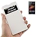 Produktbild ALLSHOPSTOCK (#52) Flip- Leder Cover übersichtlich Matt Kunststoff Schutzhülle für Sony Xperia Z1 / L39h / Honami / C6902 / Xperia i1 (Weiß)