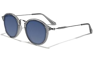 D.Franklin Gafas de sol unisex con cristales de protección UV - Modelo roller - Redondo - Para Hombre y Mujer - Sunglasses
