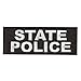 Produktbild State Police Large XL 10"x4" Body Armor SWAT Taktisch Tactical Stickerei Hook&Loop Aufnäher Patch