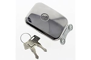 FXCNC Motorcycle Gas Cap Fuel Tank Cap With Key Lock Set Compatible with KAWASAKI KZ250D1/D2/G1/L1/W1 KZ550F1/F2/M1 KZ1000R1/R2 KZ1100A1/A2/A3 KZ550D1 KZ1000A3/A4/E1/E2 KZ550H1/H2