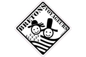 BEARN Voyageurs bretons Breizh Bretagne 563 autocollant sticker - Taille : 17 cm - Couleur : noir