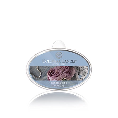 Preisvergleich Produktbild Colonial Candle Simmer Snap Denim & Lace - 2.4 oz (70g)