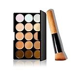Package include:1 x 15 color Concealer+1 x Makeup Brush