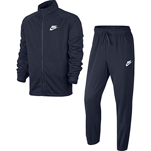 Nike M Nsw Trk Pk Basic Chándal, Hombre, Azul (Blu Ossidiana/Blu Ossidiana/Blanco), L