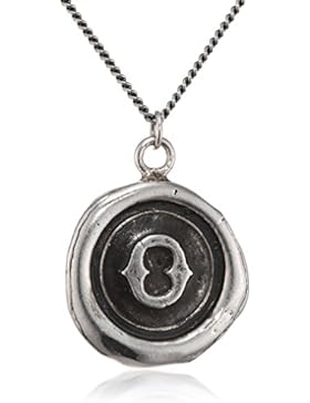 Pyrrha Unisex-Kette Edelstahl 925 Sterling-Silber 46cm