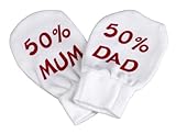 Spoilt Rotten - 50% Mum & 50% Dad Scratch Mittens