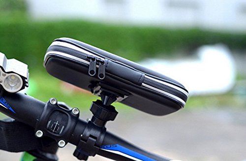 haodou supporto bicicletta impermeabile per Smartphone Supporto Stabile volante titolare 4.7Â pollici adatto per tutti i tipi di bicicletta e manubrio nero