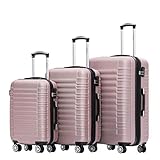 bannisters hudson hartschalenkoffer-set 3-teilig Höhenverstellbare Teleskopgriffe sorgen Sie für die richtige Körperhaltung.