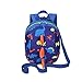 Produktbild Kinder Kleinkind Rucksack Anti-Verlorene, Cartoon Dinosaurier Rucksack Mit Leine Und Brustgurt (Farbe : Blau)