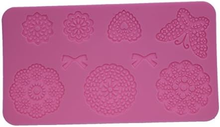 YBC 3D Silicone Fondant Cake Mould Flower Lace Decortaion DIY Baking Chocolate Sugarcraft Mould