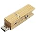 Produktbild TianranRT Neu Creative Wooden Clip USB2.0 8GB Flash Speicher Stick Speicher Daumen U Festplatte (Mehrfarbig,8GB)
