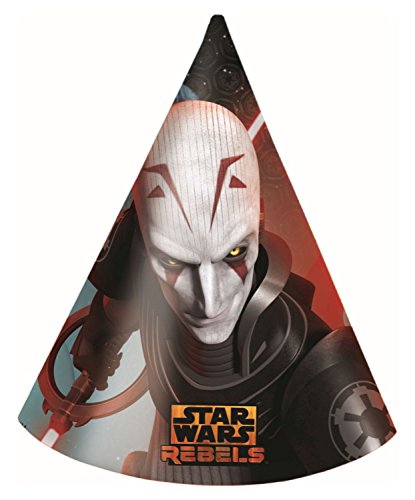 Procos 10108575B – Kinderpartyset – Star Wars Rebels, Größe XL, 66-teilig - 9