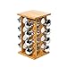 Produktbild Ambico Gewürzständer ESPECIAS Bambus - Gewürzregal aus Holz, 15x15x30 cm (L/B/H), Gewürzkarussell mit 16 Gewürzgläser
