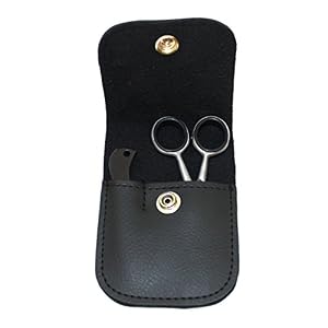 Kovira Beard and Moustache Scissors with Comb for Precise Facial Hair Trimming and Grooming - 4.5 Inch/11.43cm Scissor… - Image 4
