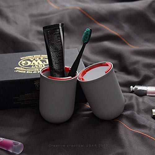 Reise Outdoor Zahnbürste Zahnpasta Flasche Organizer Portátil Schützen Fall Aufbewahrungsbox Waschbecher Für Tägliche Camping Sport Running Cup 3 En 1 - 