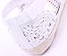Baby Girls Summer Hollow Out Soft AntiSlip Prewalker Shoes Sandal (6-9 Months, white)