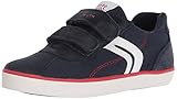Obermaterial: Wildleder Geox Jungen J Kilwi I Low-top Sneaker, Blau (Navy/Red), 29 EU