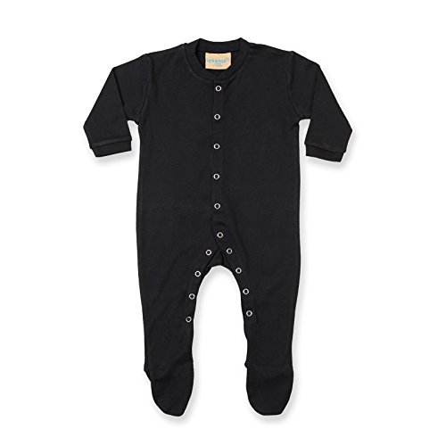 New Baby Infant Newborn Larkwood Cotton Sleep Suit Black Size 12-18 Months