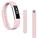 Produktbild für Fitbit Alta Smart Uhr,Culater Luxus Weiche Silikon Bunte Uhrenarmband Handschlaufe (Rosa(Länge: 8,5 cm - 10,5 cm))