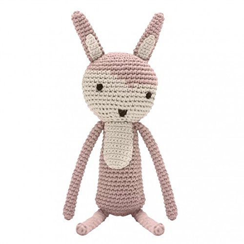 Price comparison product image Crochet Cuddly Bunny,  pastel pink