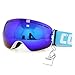 Produktbild Yoome Ski Snowboard Schnee Brille Motorrad Reiten Dual Schichten Linse Sphärische Design Anti-fog UV Schutz Über Gläser rutschfeste Gurt für Männer & Frauen