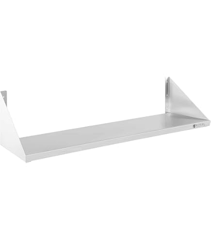 ZORRO Wandbord 160/40 - Edelstahl Wandregal Für Gastro-Küchen 160x40cm