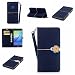 Produktbild Huawei P10 Lite Casefirst Premium PU Leder Tasche Handycover Bumper Tasche Mit Standfunktion Kartenfach Wallet Handyhülle Ultra Dünn Extrem Hoher Fallschutz Schutzhülle für Huawei P10 Lite (Navy blau)