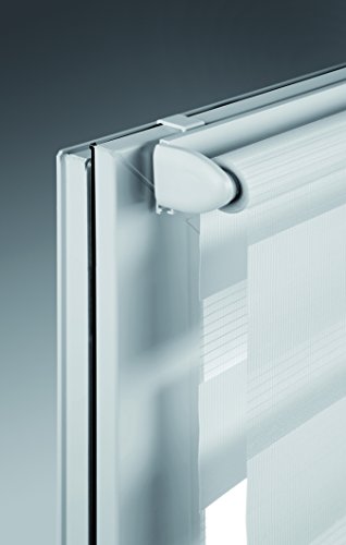 mydeco® 140×160 cm [BxH] in weiß – Doppelrollo ohne bohren, Duorollo – Klemmfix Rollo incl. Klemmträgerr – Sonnenschutz, Sichtschutz für Fenster - 5