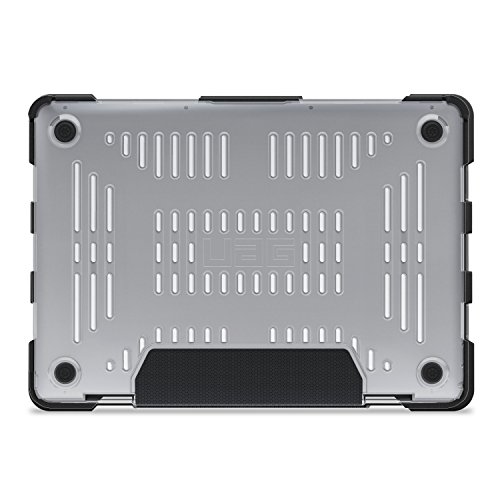 Urban Armor Gear Macbook Hardcase f  r Apple Macbook Pro Retina 15   Nicht kompatibel mit Version Late 2016  - transparent  L  ftungsschlitzaussparung