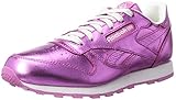  Reebok Mädchen Classic Leather Metallic Sneaker, Charged Pink/White, 37 EU